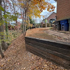Full-Landscape-Renovation-Retaining-Wall-Replacement-Black-Aluminum-Fence-Installation-in-Winston-Salem-NC 7